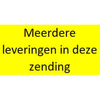 Etiket CDC Meerdere leveringen in deze zending (777011)